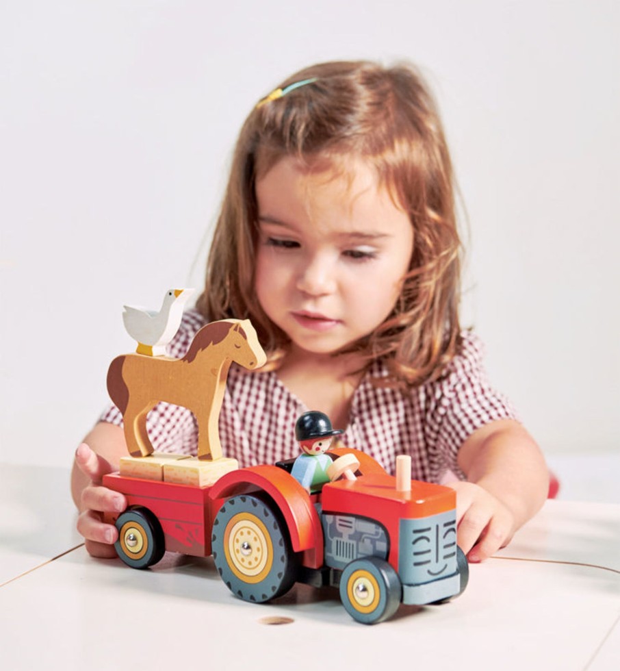 Play + Learn Tenderleaf Vehicles | Farmyard Tractor