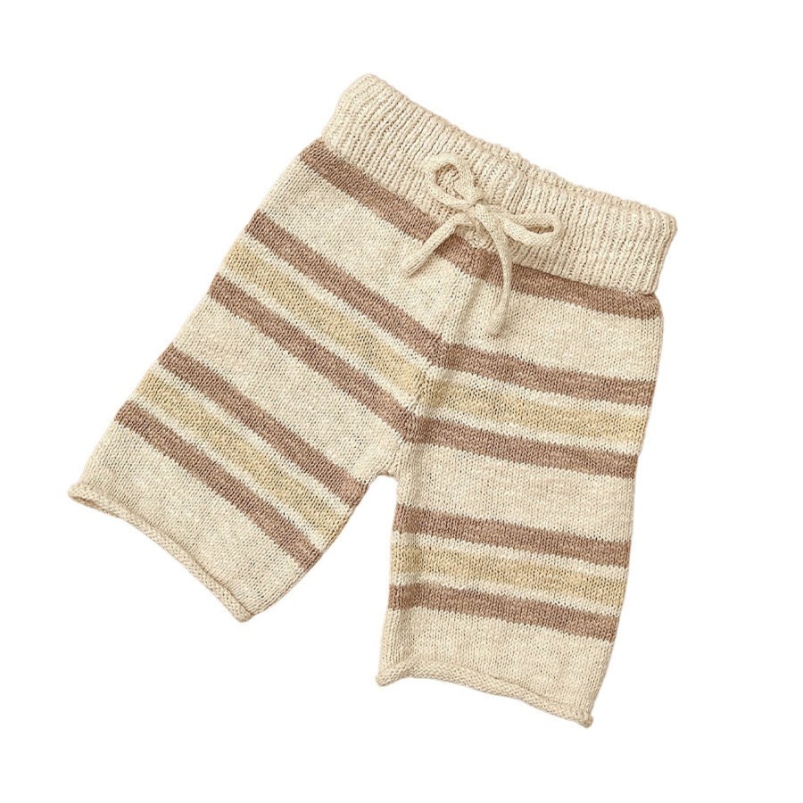 Baby [0-23M] Ziggy Lou Knitwear | Ziggy Lou - Cropped Pants | Cinnamon