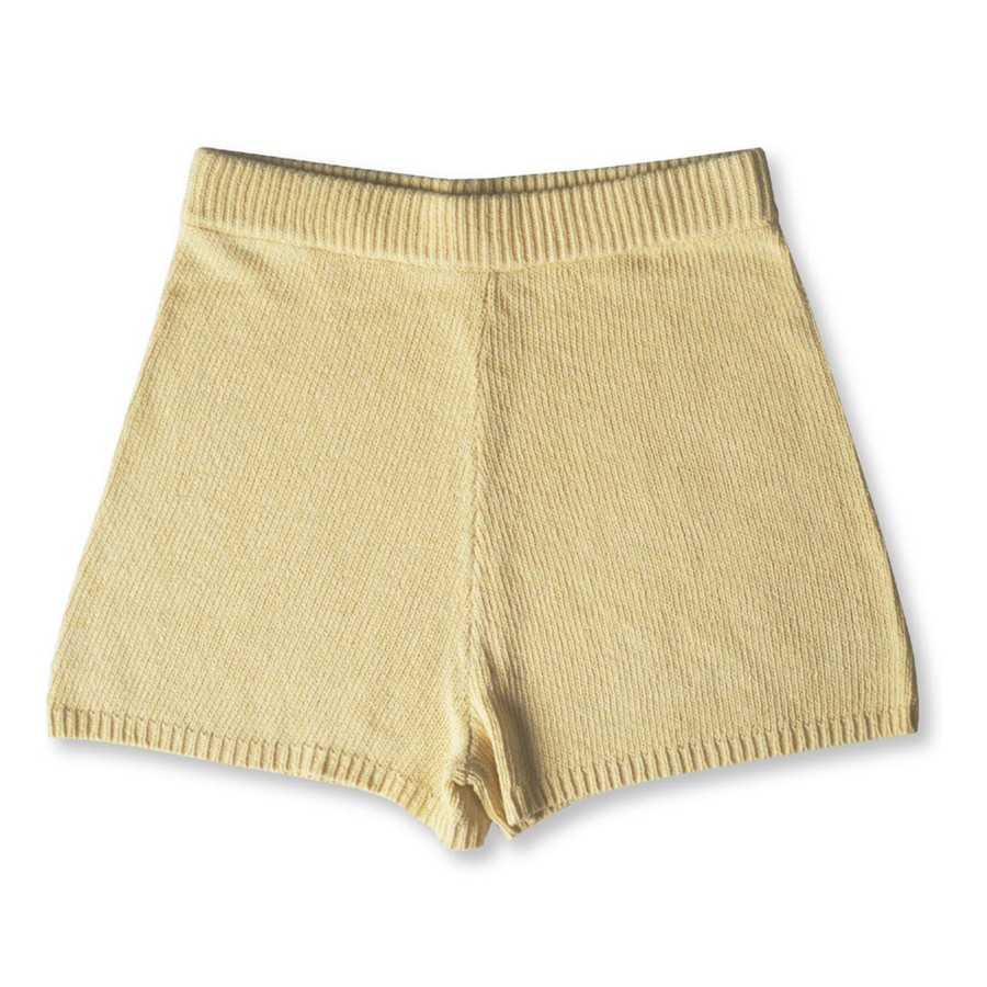 Grown Ups Grown | Grown Ladies Beach Shorts - Lemon