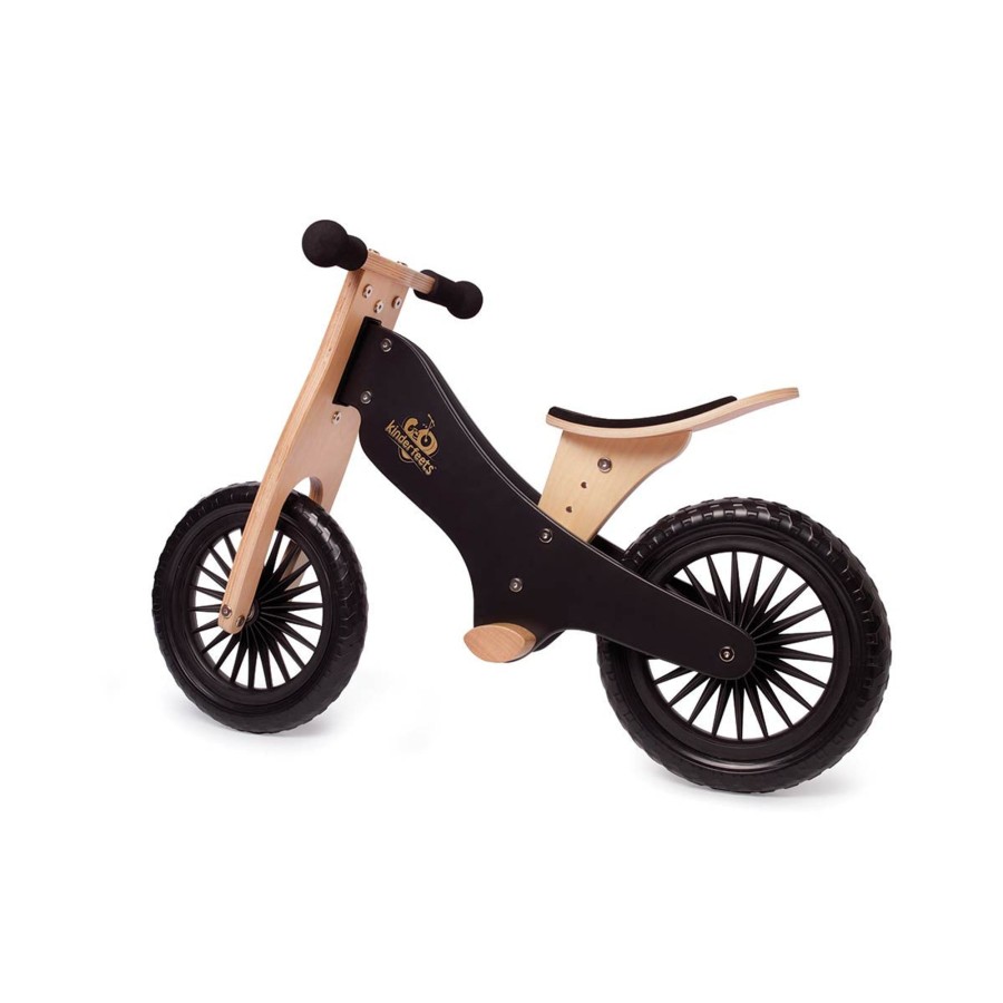 Play + Learn Kinderfeets Bikes + Trikes | Balance Bike - Black