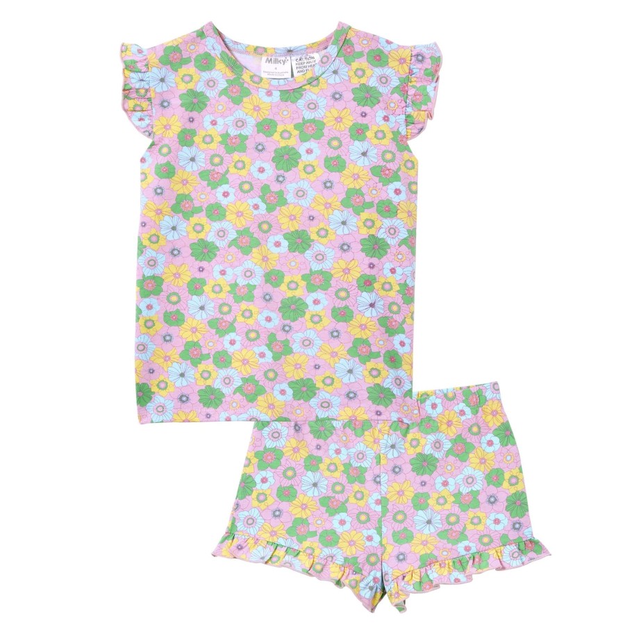 Child [2-14] Milky Sleep | Milky Sweet Pea Pyjamas - Candy Pink