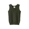 Baby [0-23M] Nature Baby Outerwear | Nature Baby Merino Knit Vest - Thyme Chunky Knit