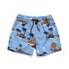 Child [2-14] Crywolf Swim | Crywolf Board Shorts Blue Lost Island