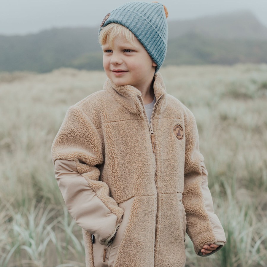 Child [2-14] Crywolf Outerwear | Crywolf Yeti Jacket - Camel