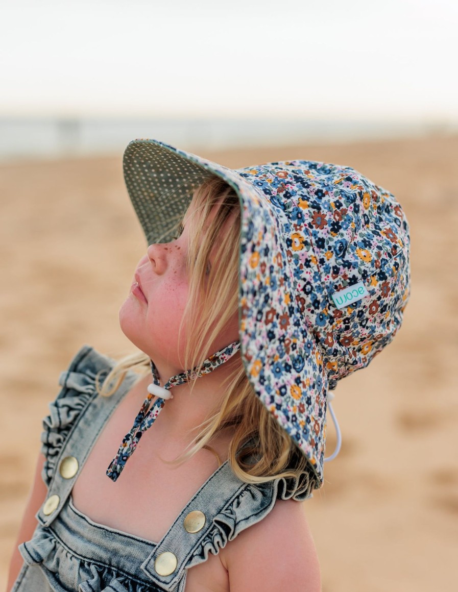 Child [2-14] Acorn Hats | Acorn Wide Brim Sunhat - Emily