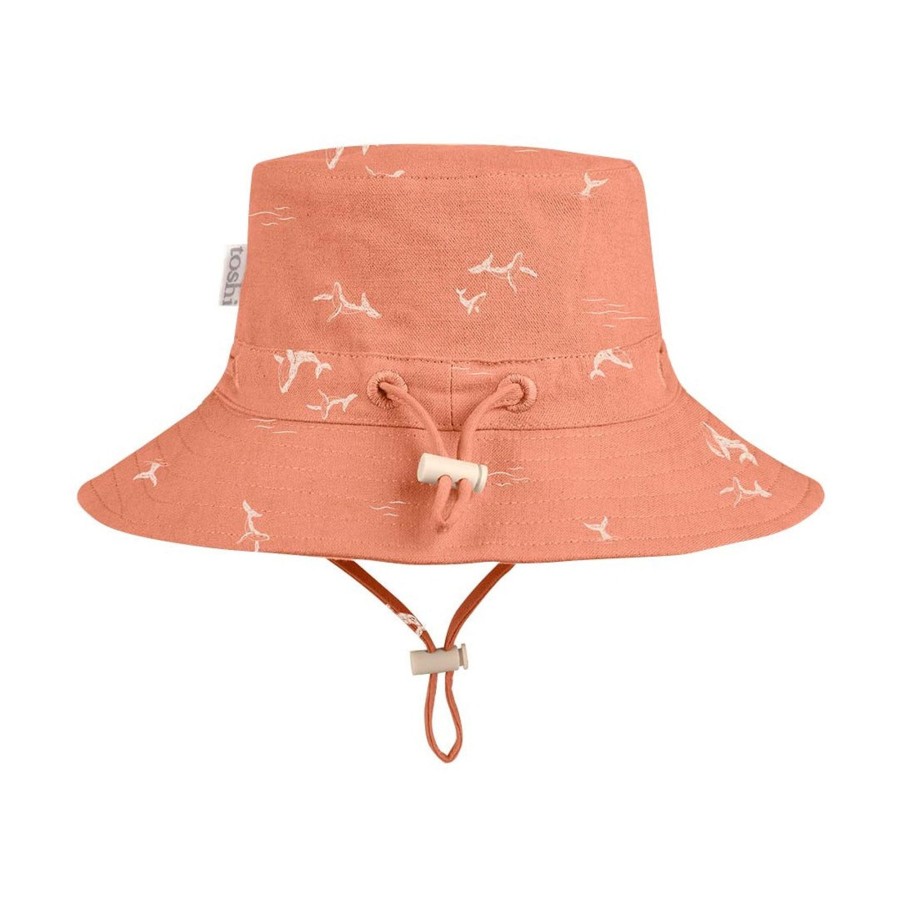 Child [2-14] Toshi Hats | Toshi Sunhat - Joyride Whales Marsala