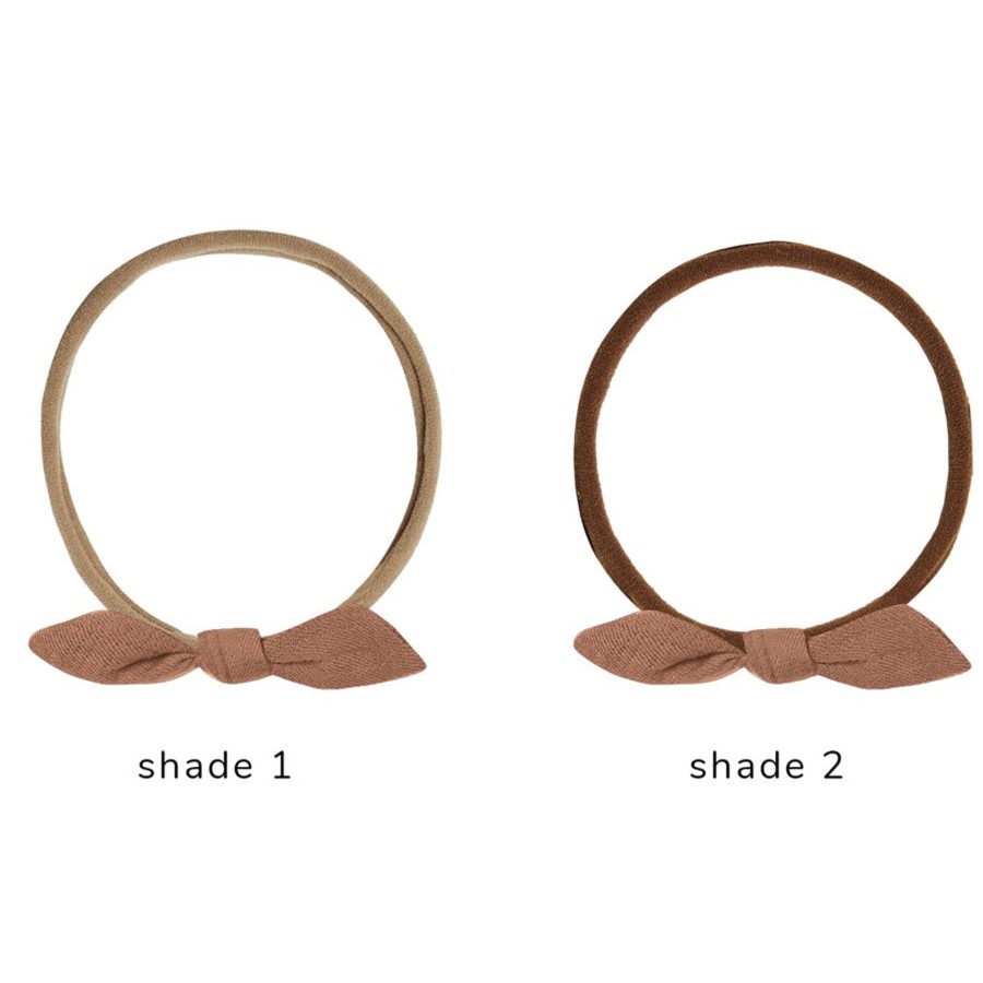 Baby [0-23M] Quincy Mae Hair Accessories | Quincy Mae Little Knot Headband | Sienna - Brown