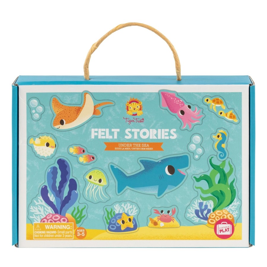 Play + Learn Tiger Tribe Activity Sets | Felt Stories - Under The Sea