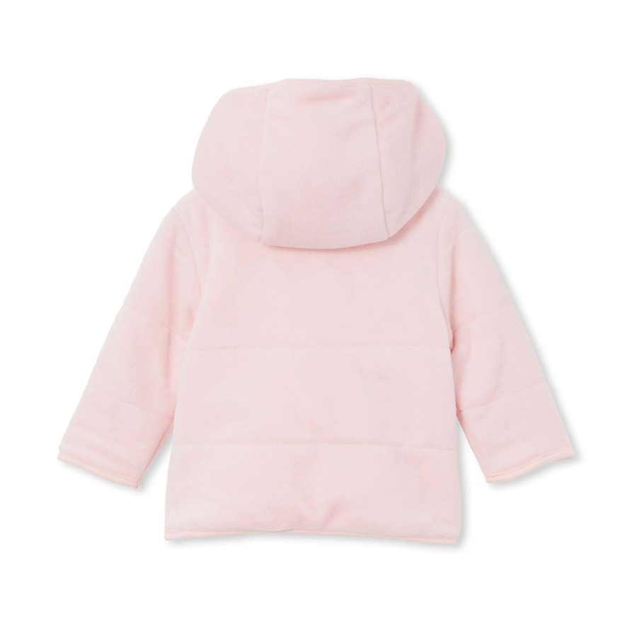 Baby [0-23M] Milky Outerwear | Milky Velour Baby Jacket - Pastel