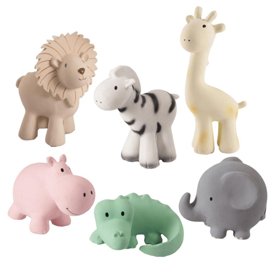 Play + Learn Tikiri Bath Toys | Tikiri - My First Zoo Animal Bundle