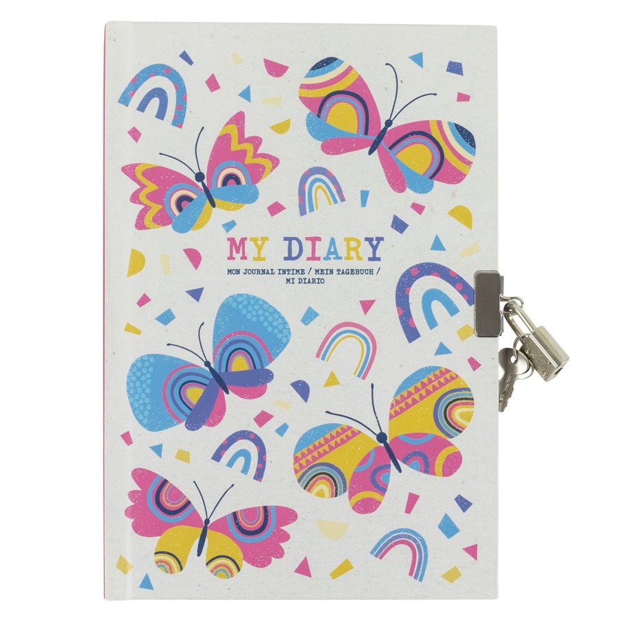 Play + Learn Tiger Tribe Stationery | My Diary - Butterflies