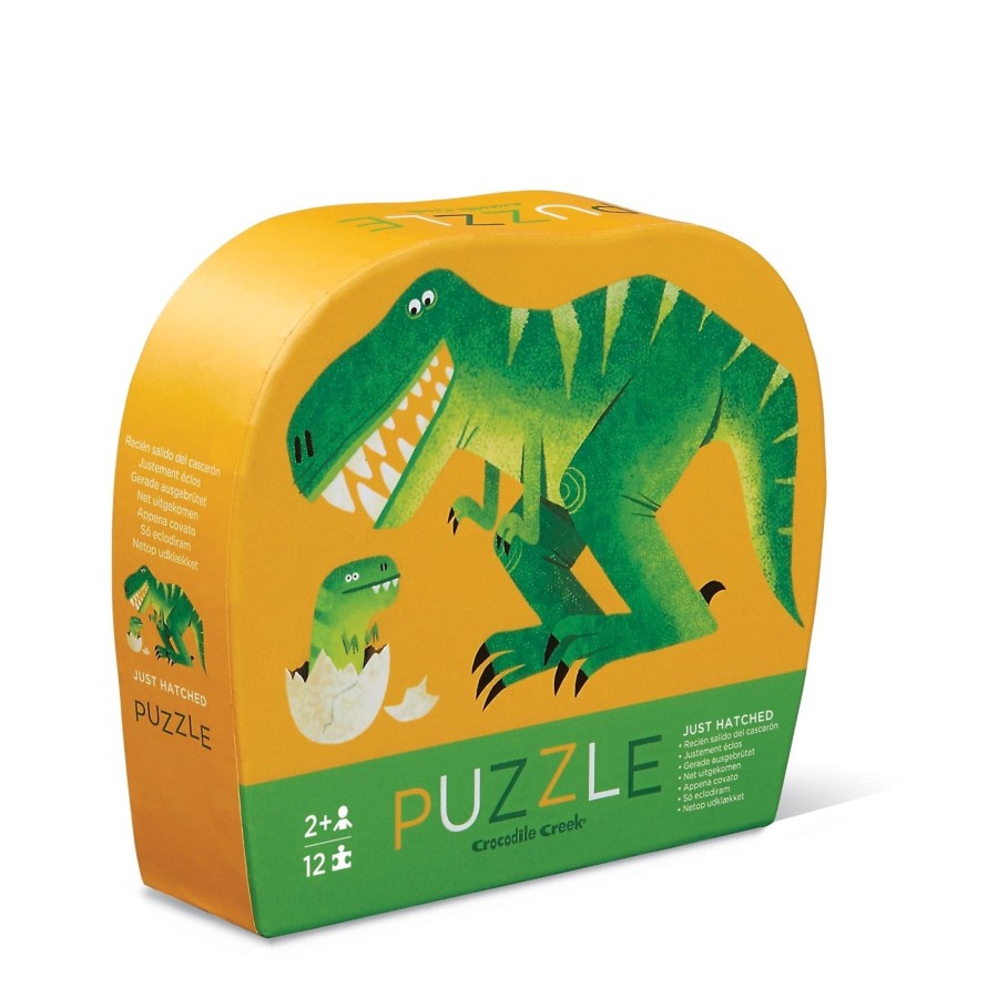 Play + Learn Crocodile Creek Puzzles | Mini Puzzle 12 Piece - Just Hatched