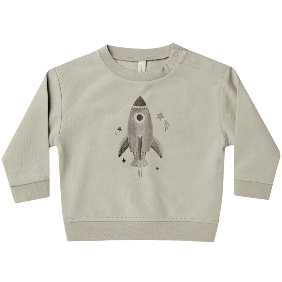 Baby [0-23M] Quincy Mae Jumpers | Quincy Mae Sweatshirt | Spaceship