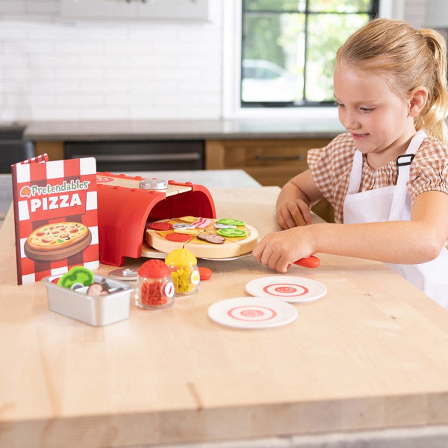 Play + Learn Fat Brain Role Play | Fat Brain - Pretendables Pizza Set