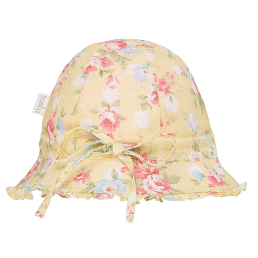 Baby [0-23M] Toshi Hats | Toshi Bell Hat - Pretty Meadow Buttercup