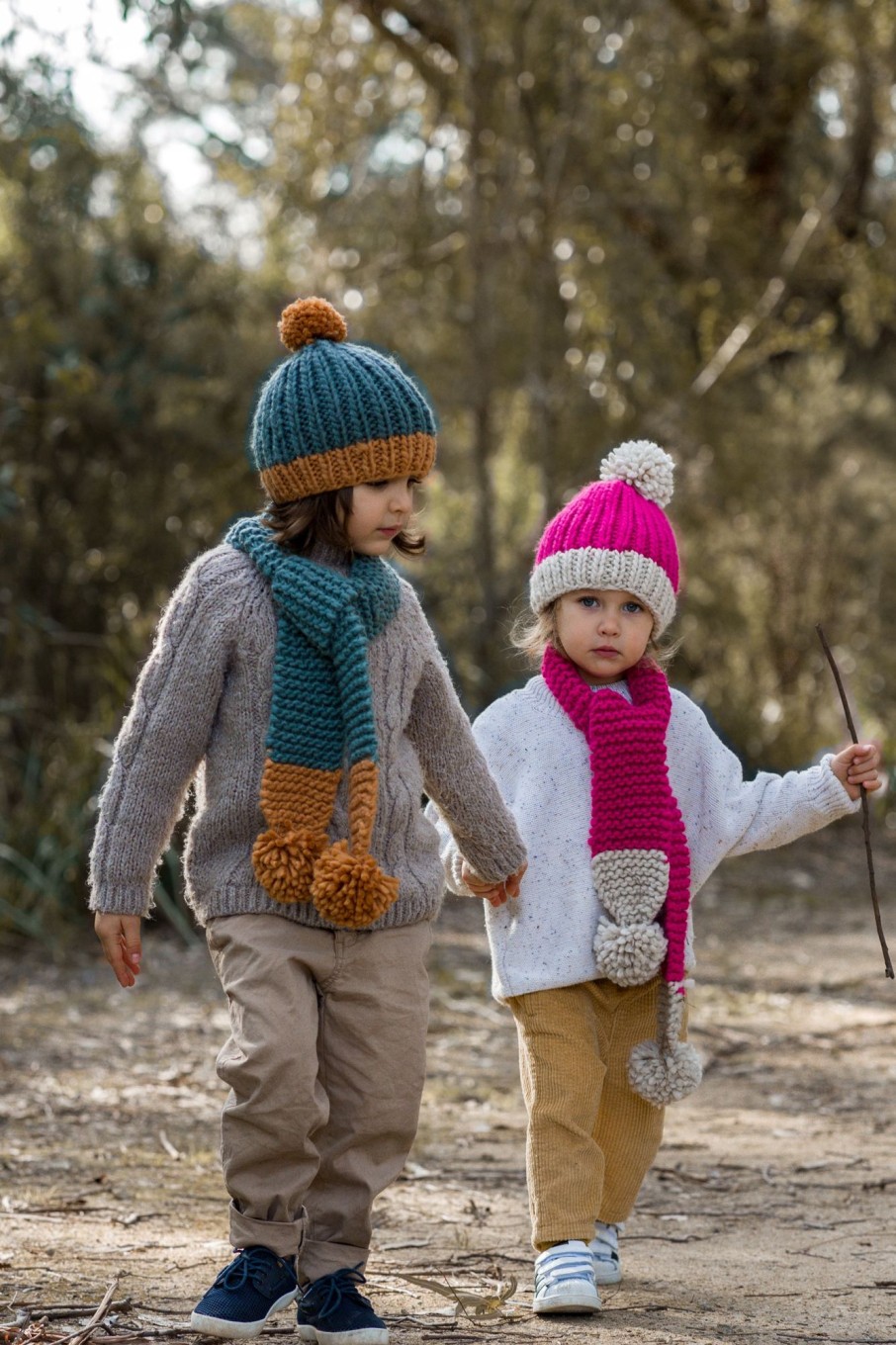 Child [2-14] Acorn Beanies | Acorn Traveller Chunky Beanie - Slate