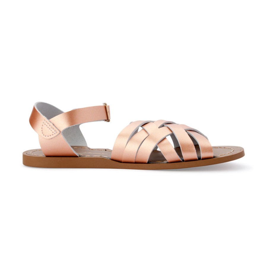 Grown Ups Saltwater Sandals | Saltwater Sandals Adults Retro Rose Gold