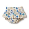 Baby [0-23M] Wilson & Frenchy Bottoms | Wilson And Frenchy Crinkle Ruffle Nappy Pant Ocean Breeze