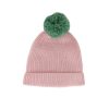 Child [2-14] Acorn Beanies | Acorn Oslo Merino Ribbed Beanie - Pink & Green