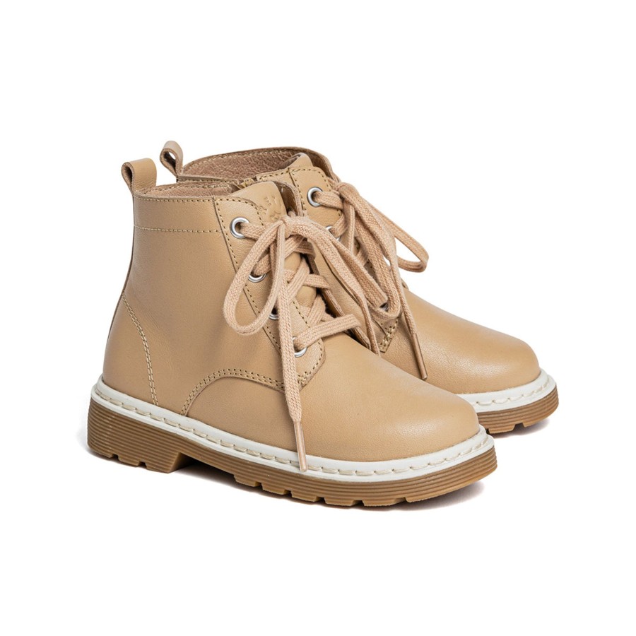 Child [2-14] Pretty Brave Footwear | Pretty Brave London Boot - Camel