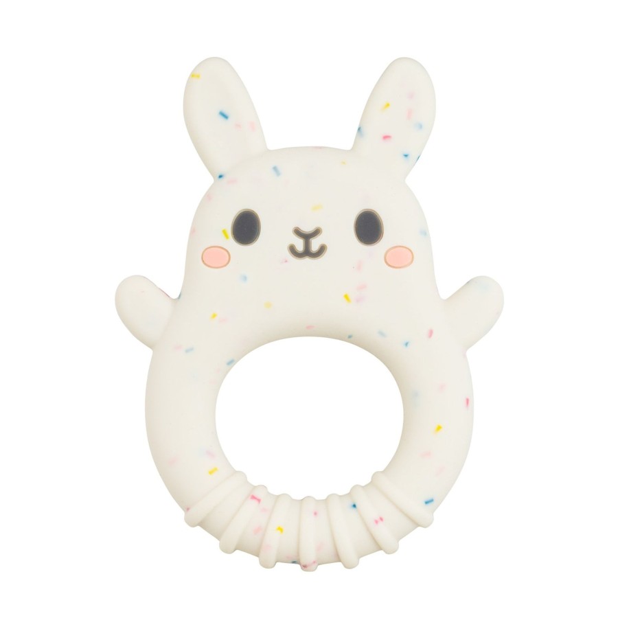 Baby [0-23M] Tiger Tribe Teethers + Rattles | Silicone Teether - Bunny