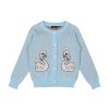 Child [2-14] Rock Your Baby Knitwear | Rock Your Baby Swan Knit Cardigan