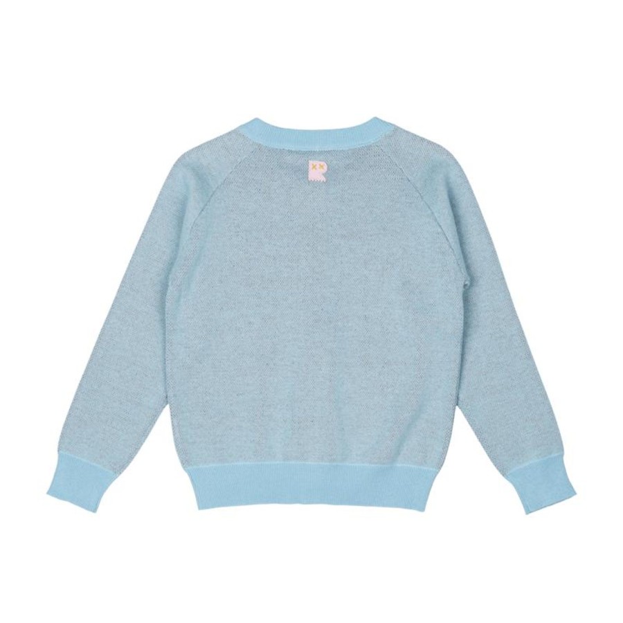 Child [2-14] Rock Your Baby Knitwear | Rock Your Baby Swan Knit Cardigan