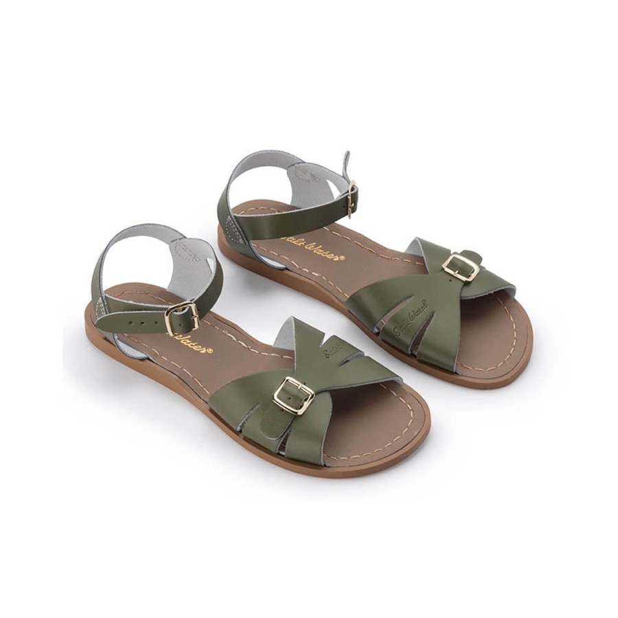 Grown Ups Saltwater Sandals | Saltwater Sandals Adults Classic Olive