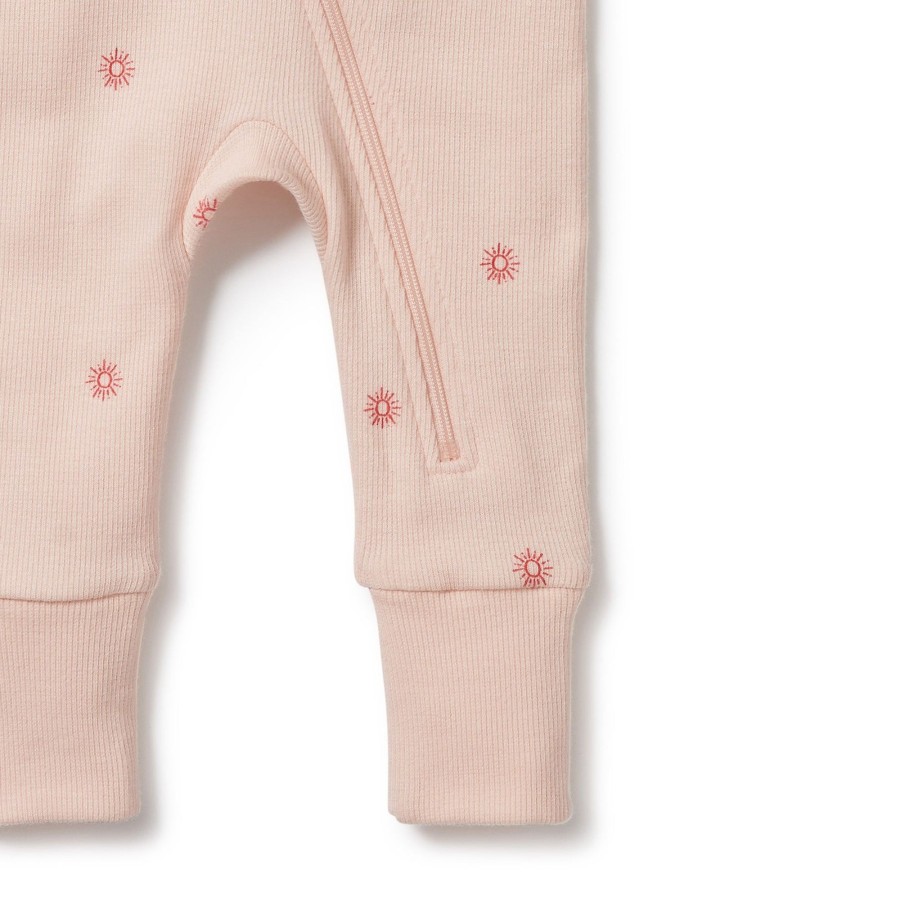 Baby [0-23M] Wilson & Frenchy All In One | Wilson And Frenchy Organic Zipsuit With Feet Petit Soleil