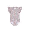 Baby [0-23M] Huxbaby Swim | Huxbaby Rainbow Daisy Frill Zip Swimsuit - Multi