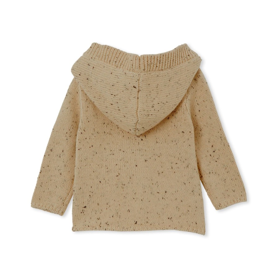 Baby [0-23M] Milky Knitwear | Milky Baby Knit Hooded Jacket