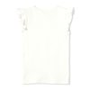 Child [2-14] Milky Tops | Milky Rib Tee - White