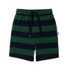 Child [2-14] Minti Bottoms | Minti Duo Short - Green/Navy Stripe