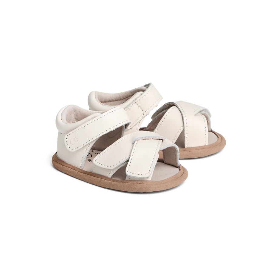 Baby [0-23M] Pretty Brave Footwear | Pretty Brave Baby Criss-Cross - Stone