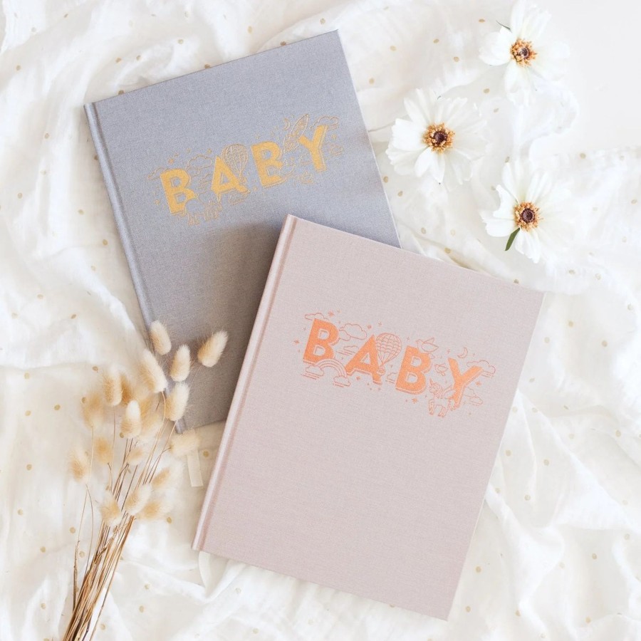 Grown Ups Fox & Fallow | Fox & Fallow Baby Book - Grey