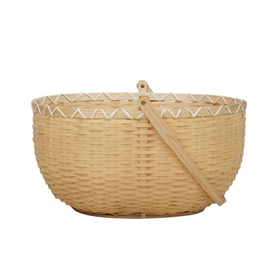 Play + Learn Olli Ella Dolls + Accessories | Olli Ella Blossom Basket Oval - Nude