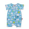 Baby [0-23M] Halcyon Nights All In One | Halcyon Nights I Spy In The Sky Short Sleeve Zip Suit