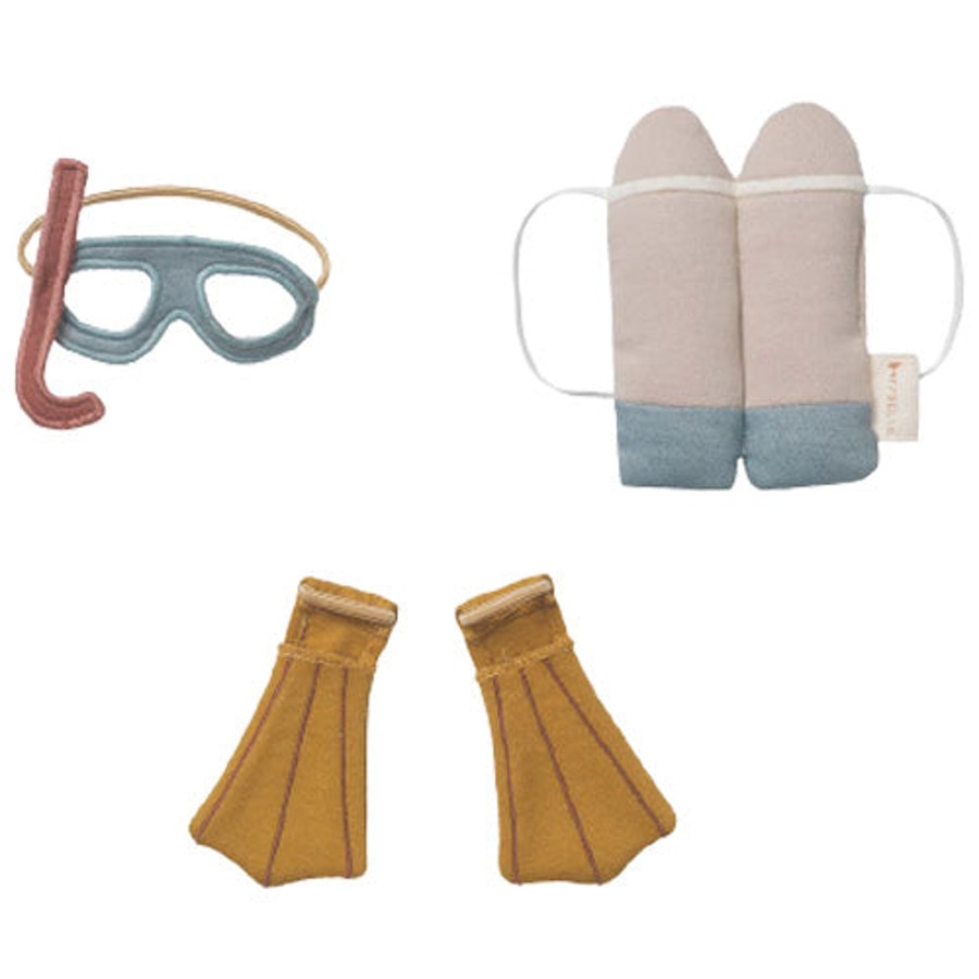 Play + Learn Fabelab Doll Houses | Doll Clothes Set - Scuba Set