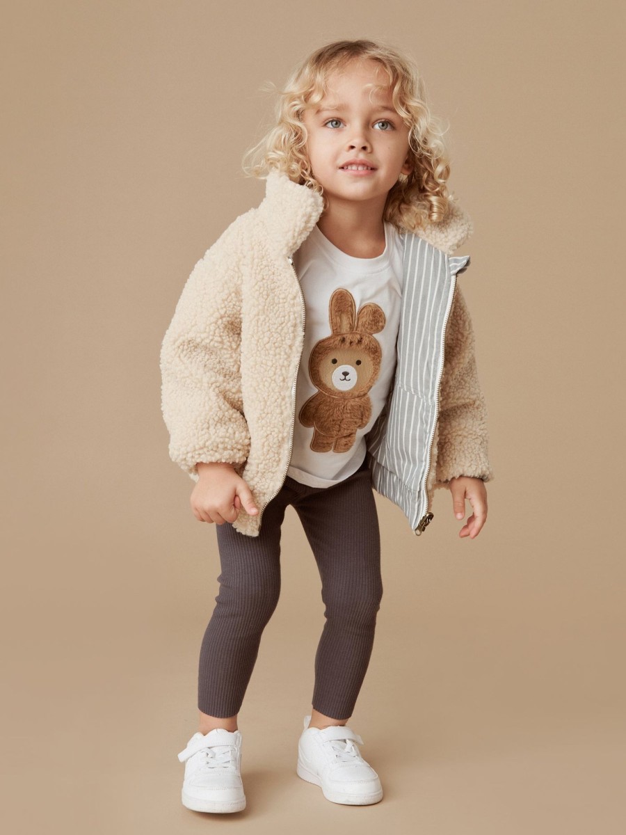 Child [2-14] Huxbaby Tops | Huxbaby Bunny Bear T-Shirt - White