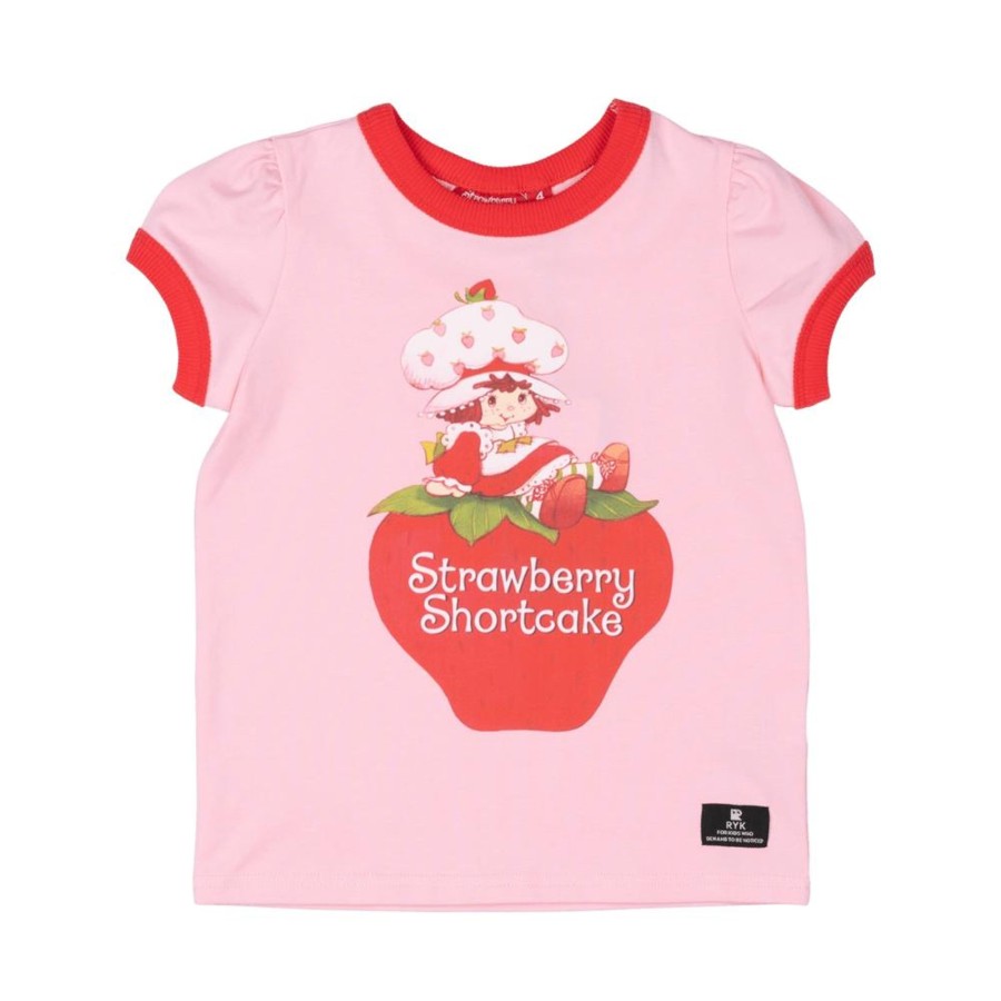 Child [2-14] Rock Your Baby Tops | Rock Your Baby T-Shirt - Strawberry Delight