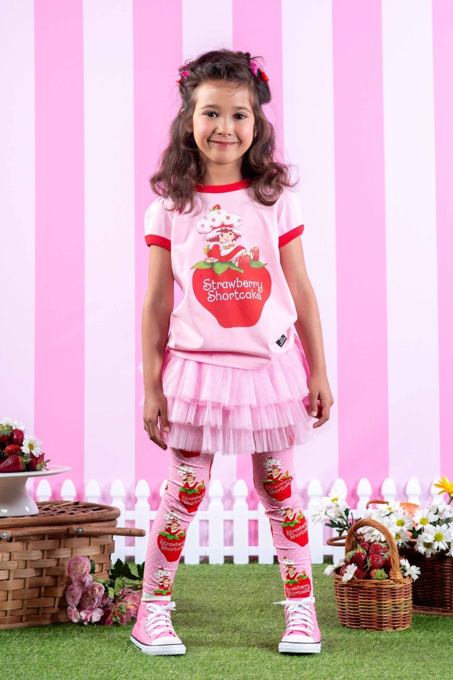 Child [2-14] Rock Your Baby Tops | Rock Your Baby T-Shirt - Strawberry Delight