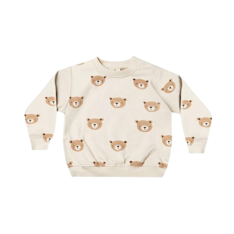 Baby [0-23M] Quincy Mae Jumpers | Quincy Mae Sweatshirt - Teddy