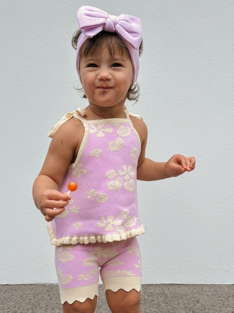 Child [2-14] Ziggy Lou Bottoms | Ziggy Lou - Bike Shorts | Seashell