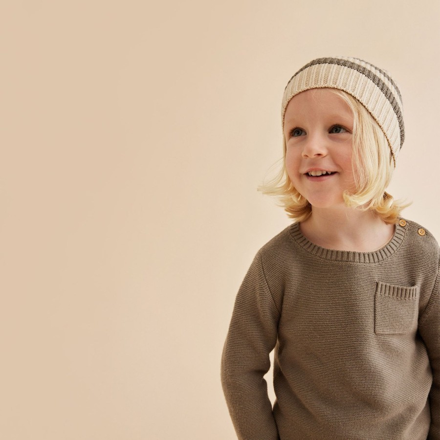 Child [2-14] Wilson & Frenchy Knitwear | Wilson And Frenchy Knitted Pocket Jumper - Dark Ivy