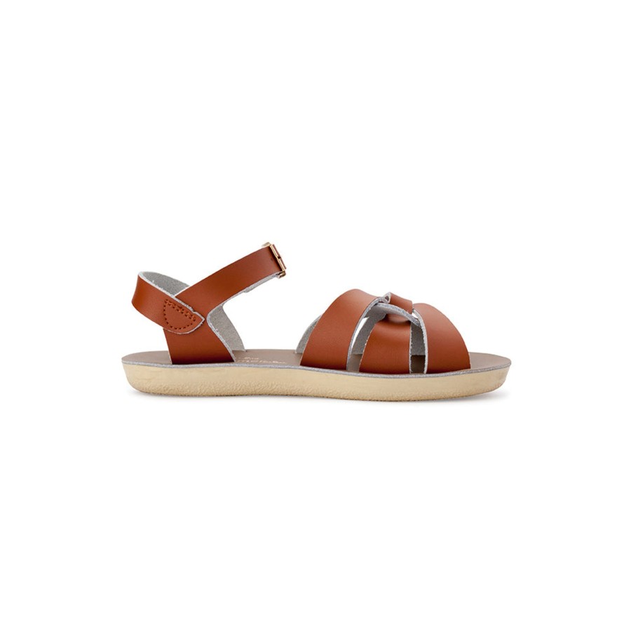 Child [2-14] Saltwater Sandals Footwear | Saltwater Sandals Sun San Swimmer Tan