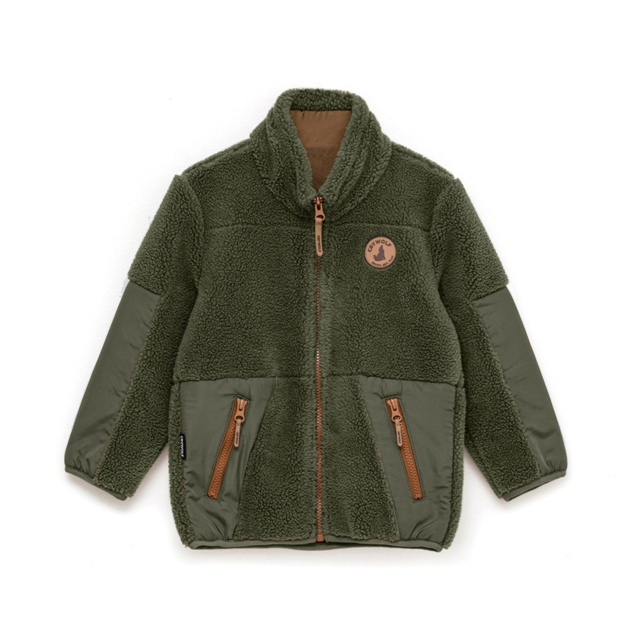 Baby [0-23M] Crywolf Outerwear | Crywolf Yeti Jacket - Khaki