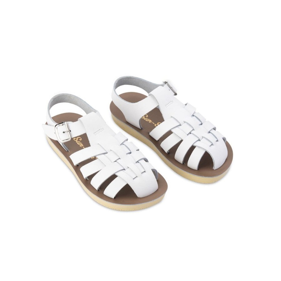 Baby [0-23M] Saltwater Sandals Footwear | Saltwater Sandals Sun San Sailor White