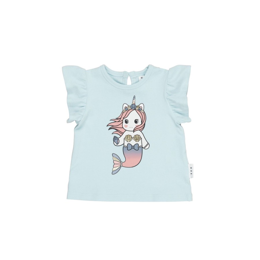 Baby [0-23M] Huxbaby Tops | Huxbaby Mercorn Frill T-Shirt