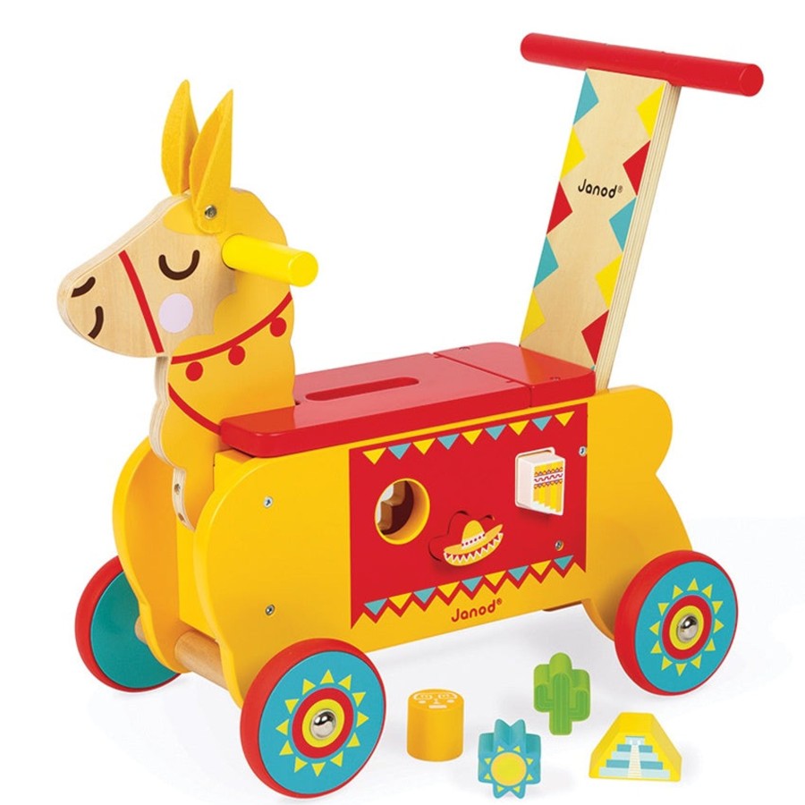 Baby [0-23M] Janod Wooden Toys | Janod - Llama Ride On