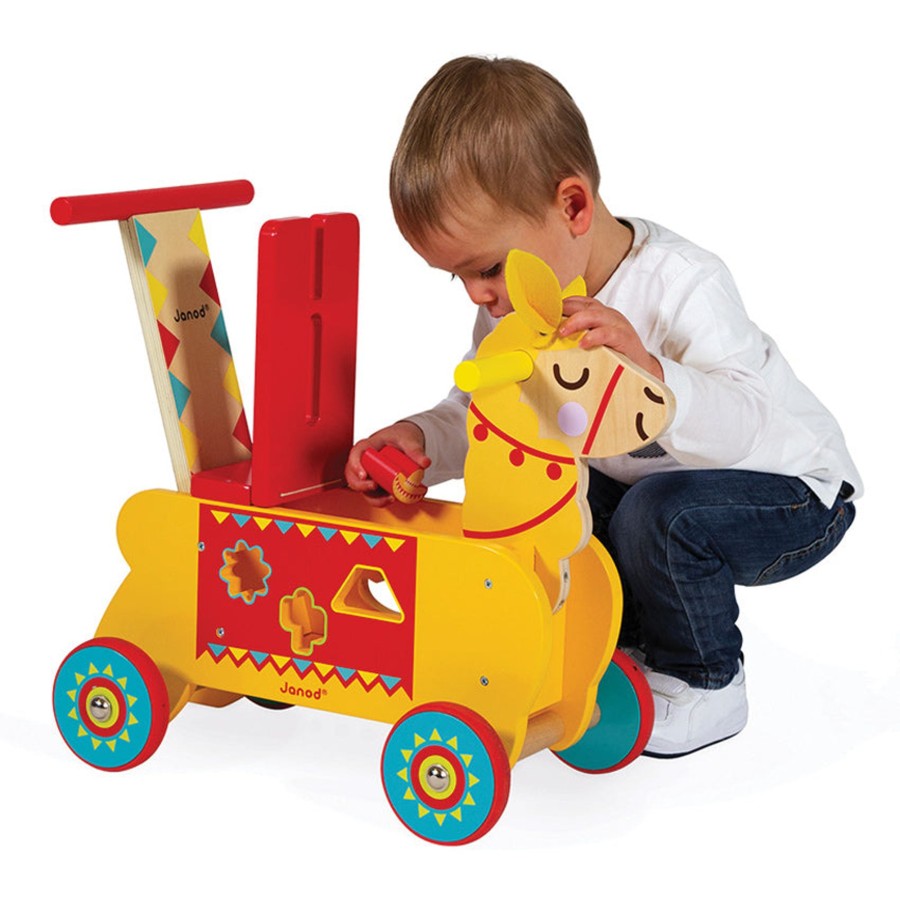 Baby [0-23M] Janod Wooden Toys | Janod - Llama Ride On